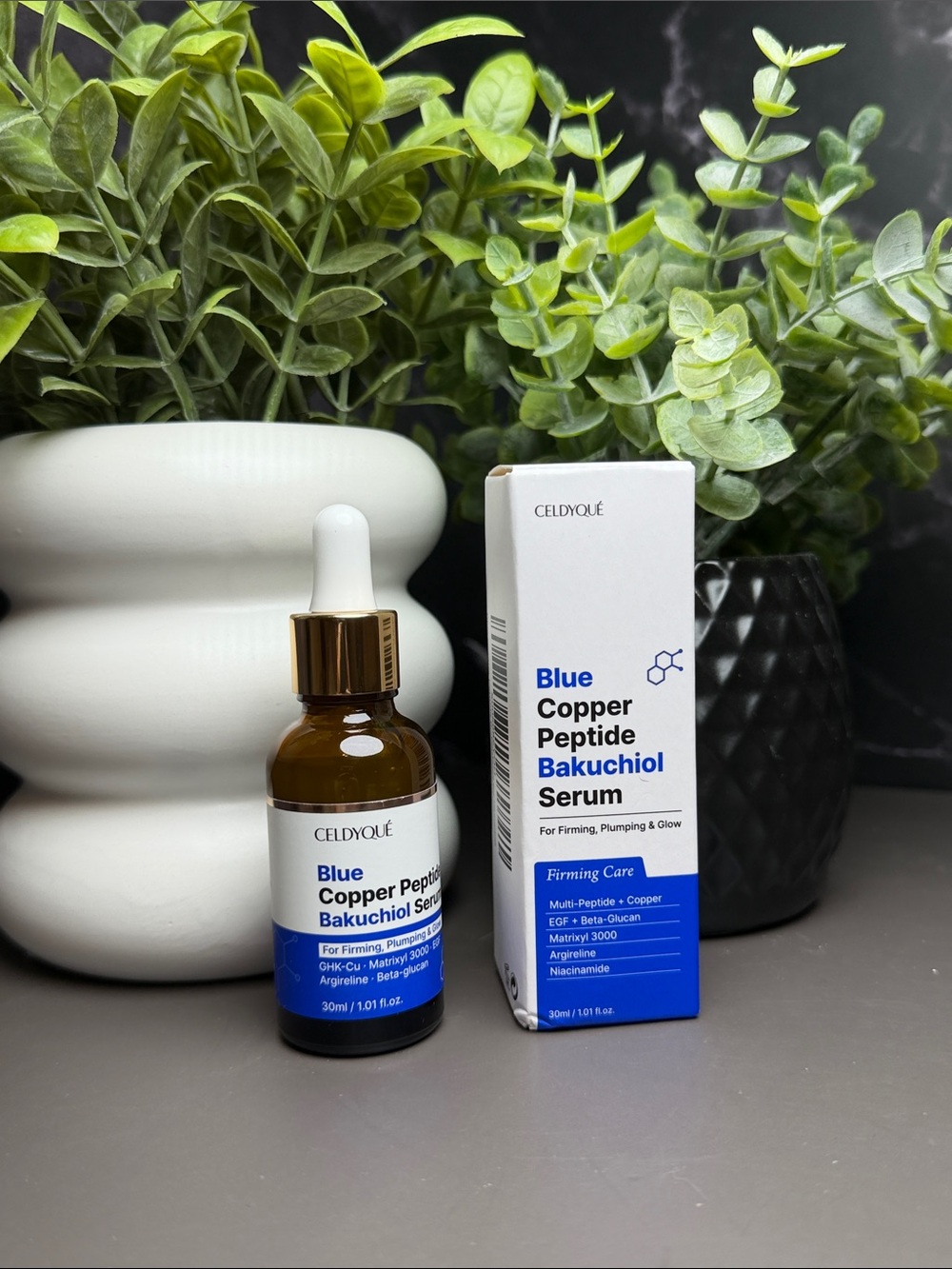 Blue Copper Peptide Bakuchiol Serum – Blue